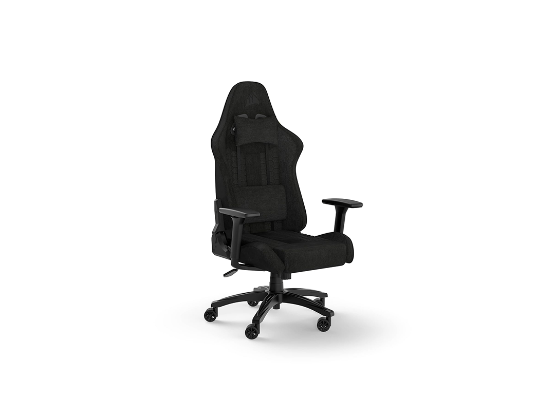 Corsair TC100 Relaxed Gaming Chair - Fabric - Black in Qatar Corsair TC100 Relaxed Gaming Chair - Fabric - Black in Qatar